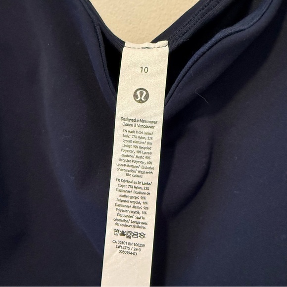 Women's Navy Blue Sleeveless Top - Picture 7 of 8